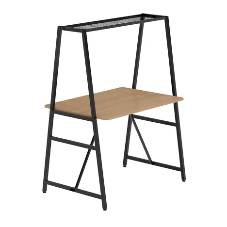 Trellis modular worktable starter unit - 1400mm - Beech
